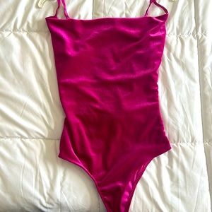 Pink bodysuit